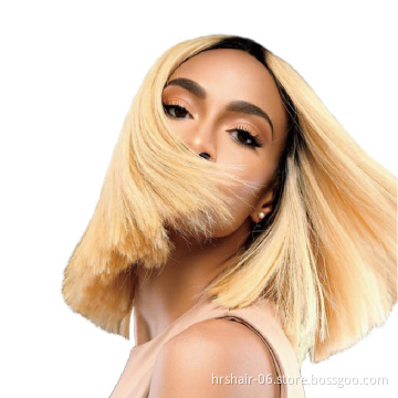 Wholesale Cheap Human Hair 1B/613 Bob Full Lace Wig Vendors 100% Brazilian Human Hair